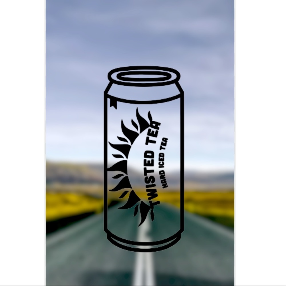 Twisted Tea Car Decal